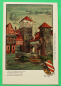 Preview: AK Nürnberg / um 1900 / Litho Wappen geprägt / Der Henker Steg / Fachwerkhaus / Könstler Karte Monogramm WR